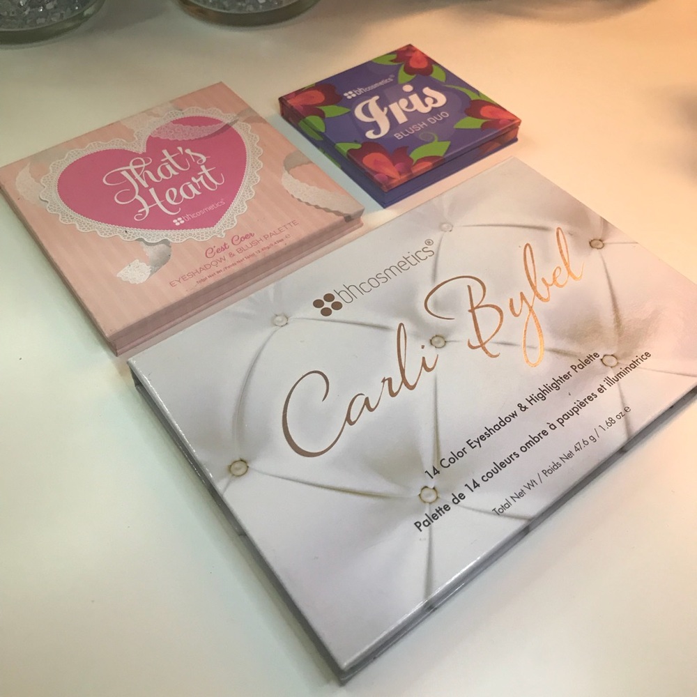 Bh Cosmetics eyeshadow palette bundle + blush duo